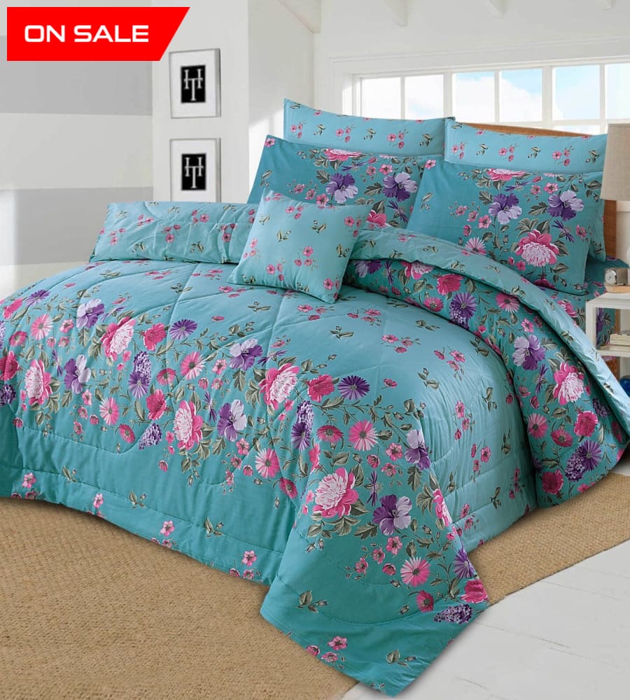 7 Pcs Summer Comforter Set 933 Quilts & Comforters