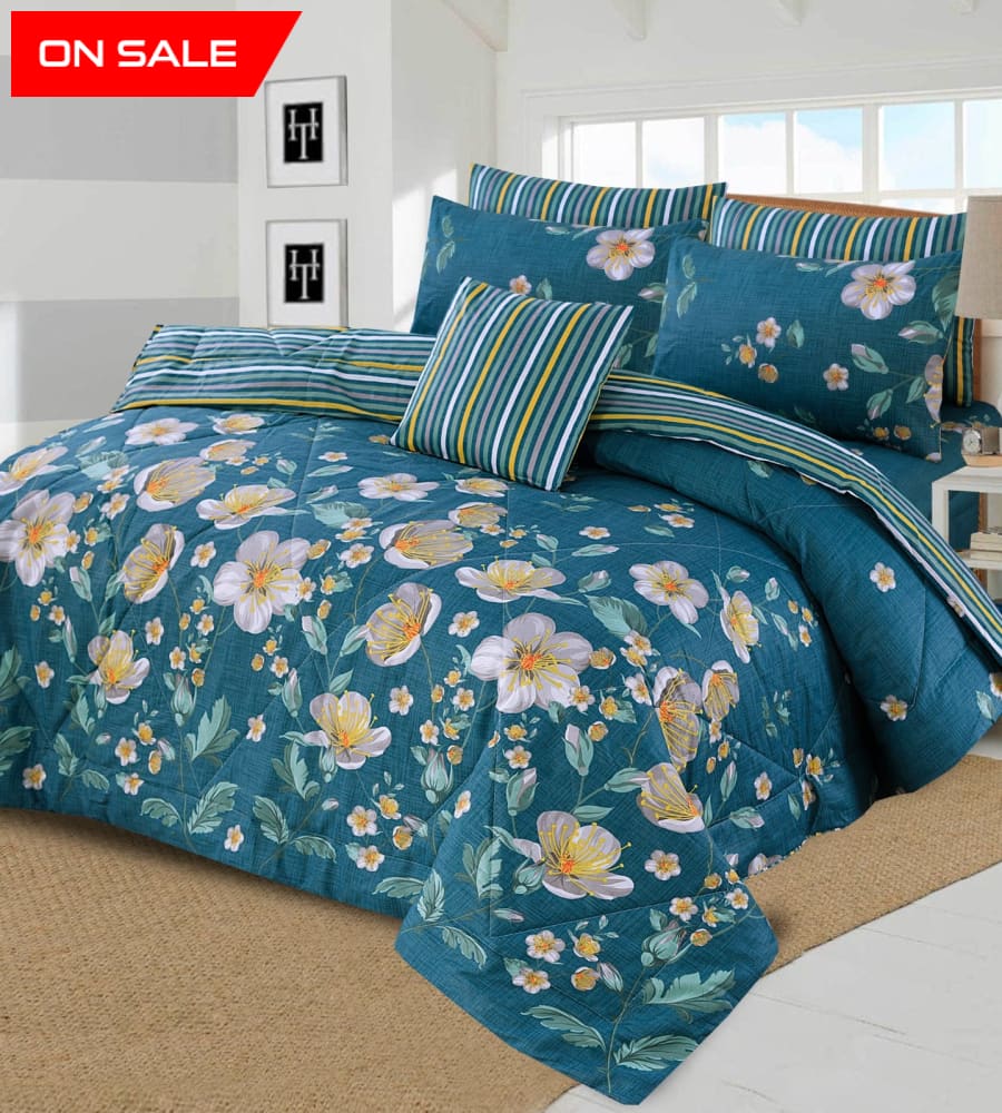 7 Pcs Summer Comforter Set Bagota Quilts & Comforters