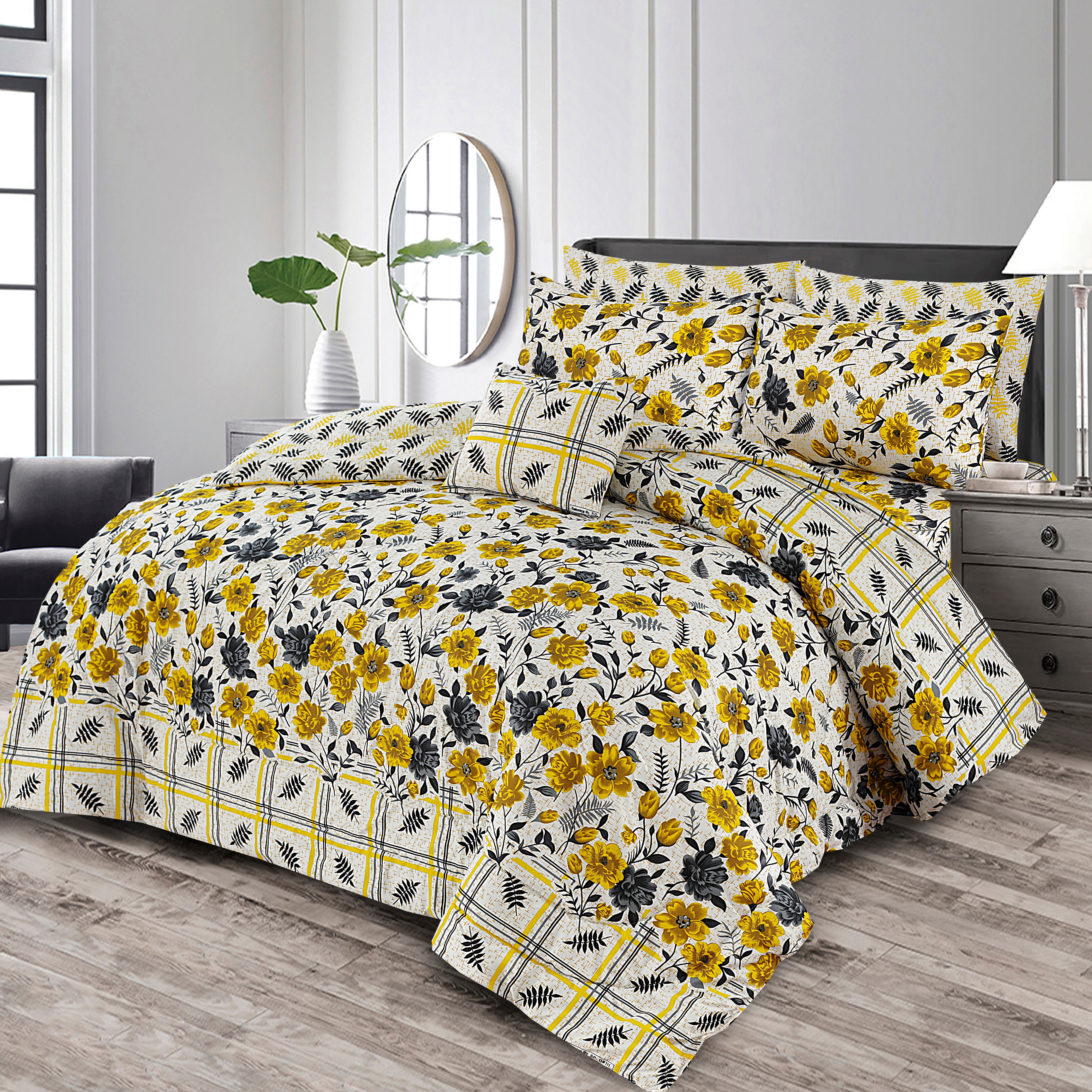 7 Pcs  Comforter Set Mh-761