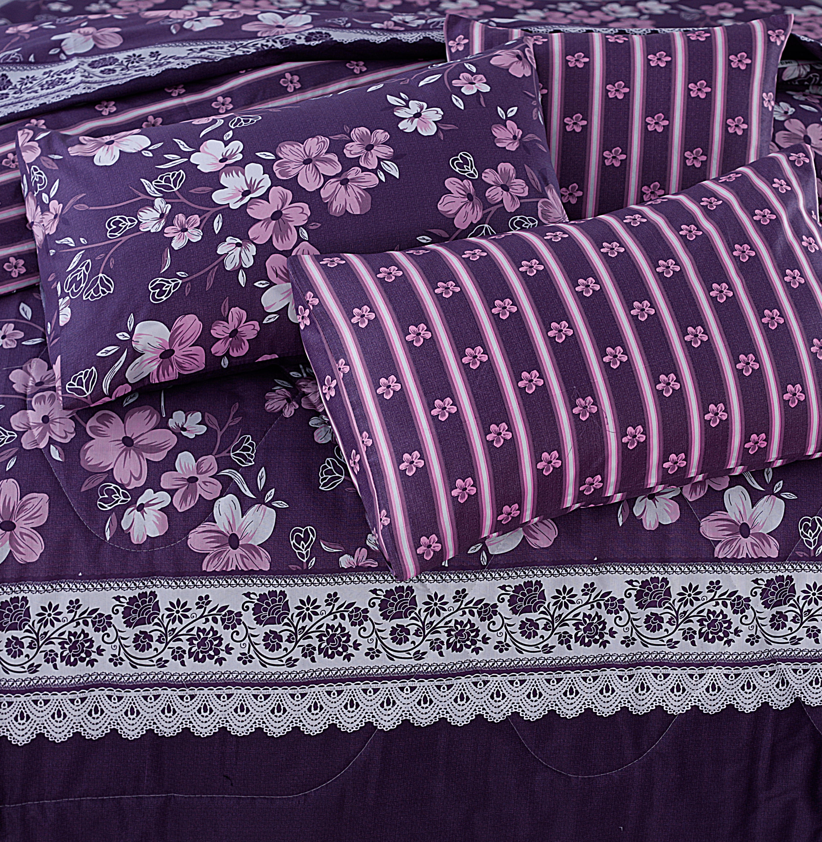 7 Pcs  Comforter Set Mh-760