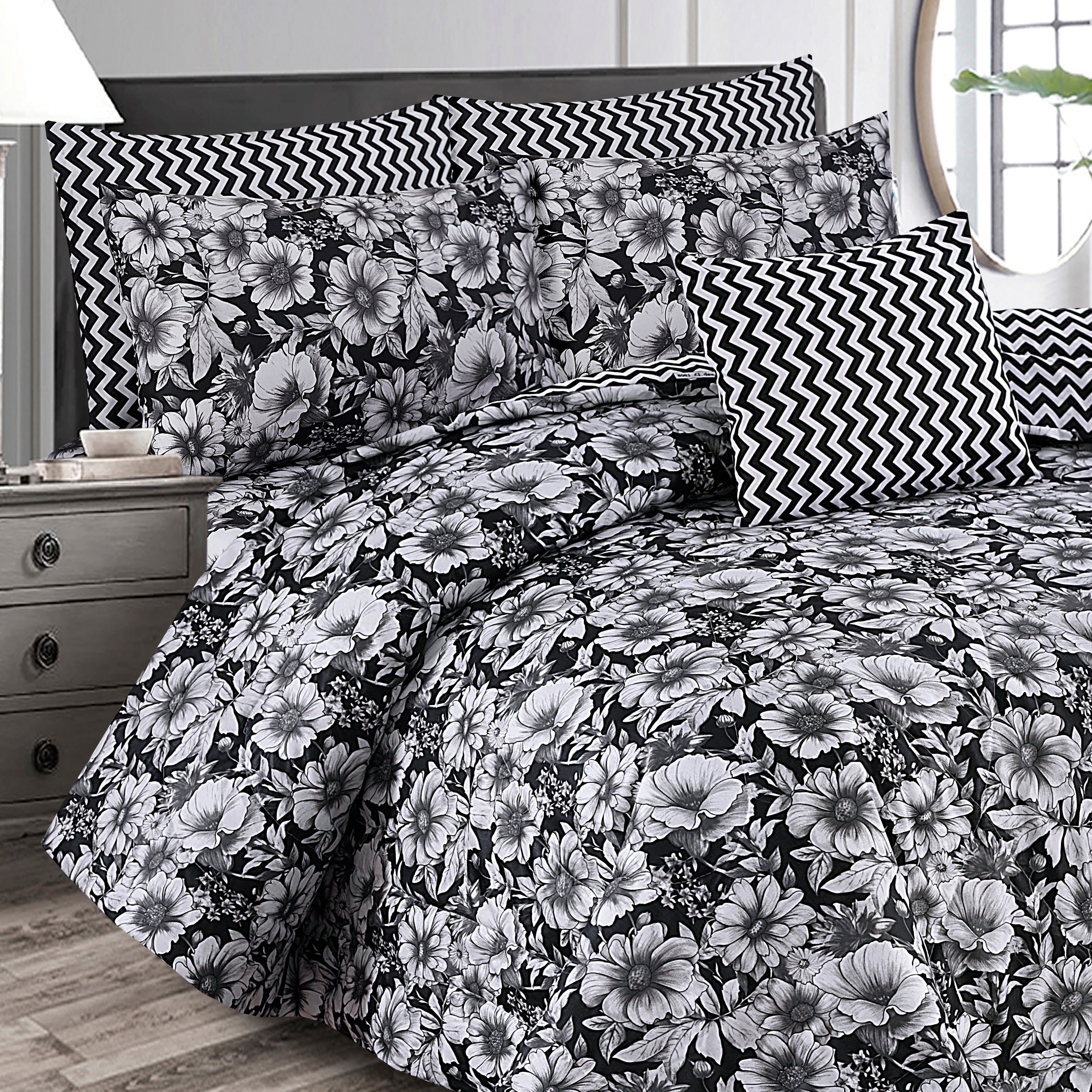 7 Pcs  Comforter Set Mh-766