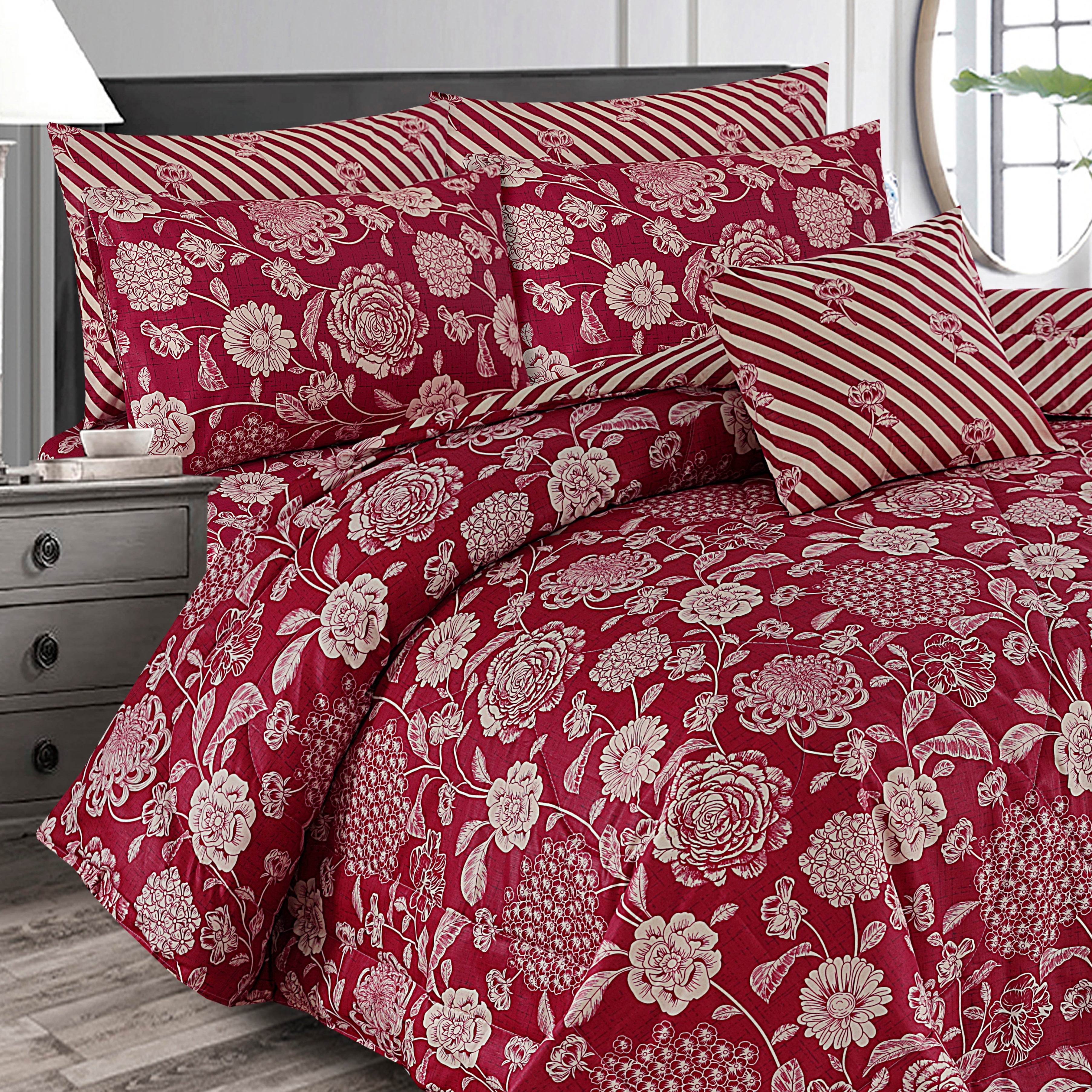 7 Pcs  Comforter Set Mh-765