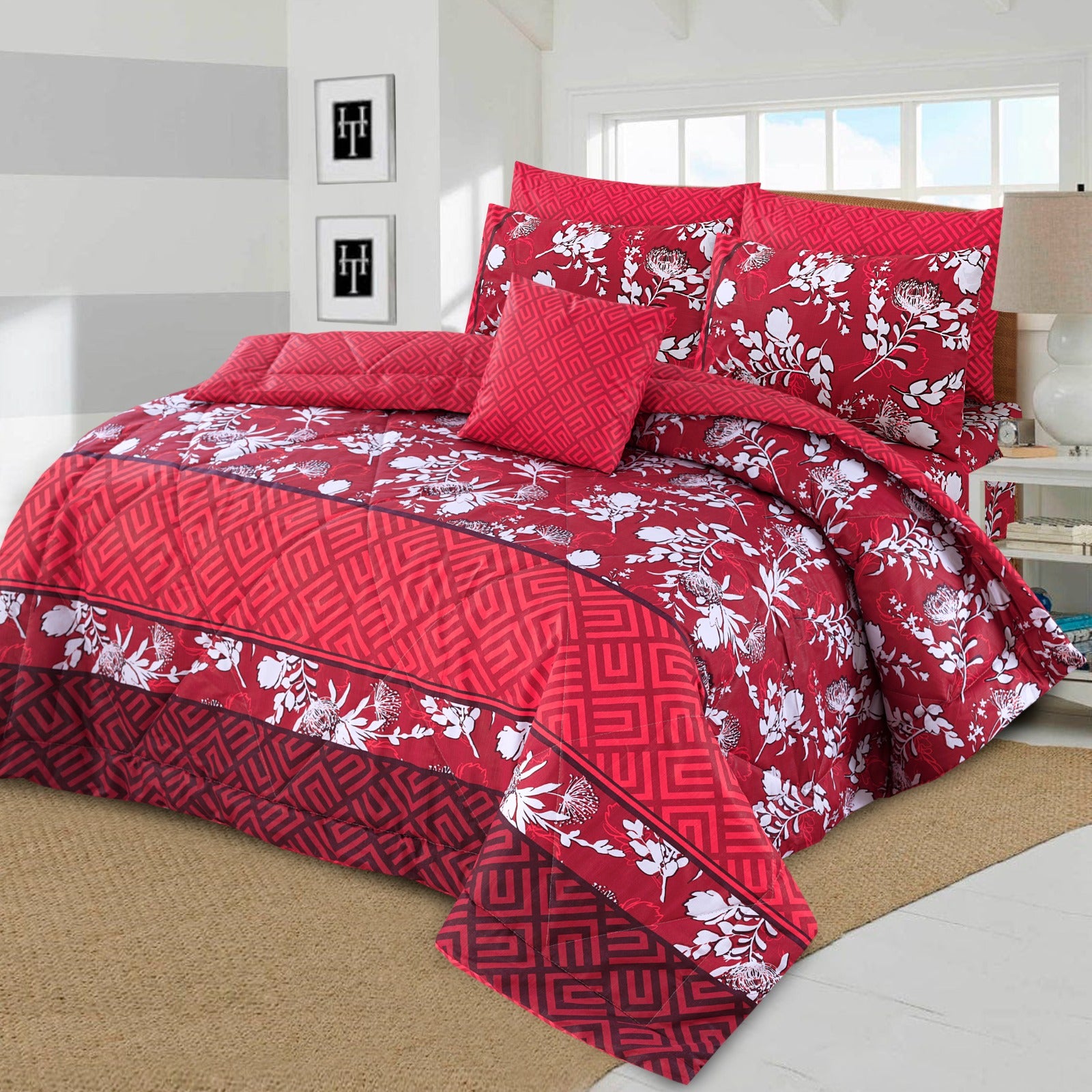 7 Pcs Summer comforter Set Denber