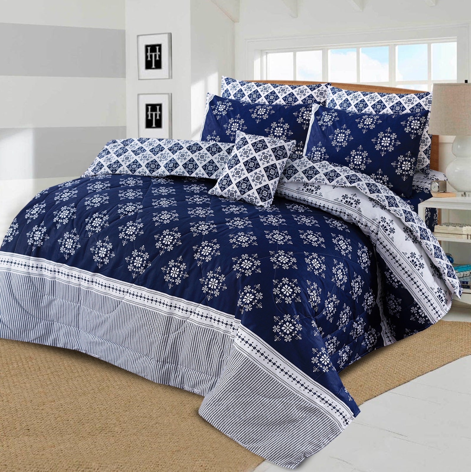 7 Pcs Summer comforter Set Mh-746