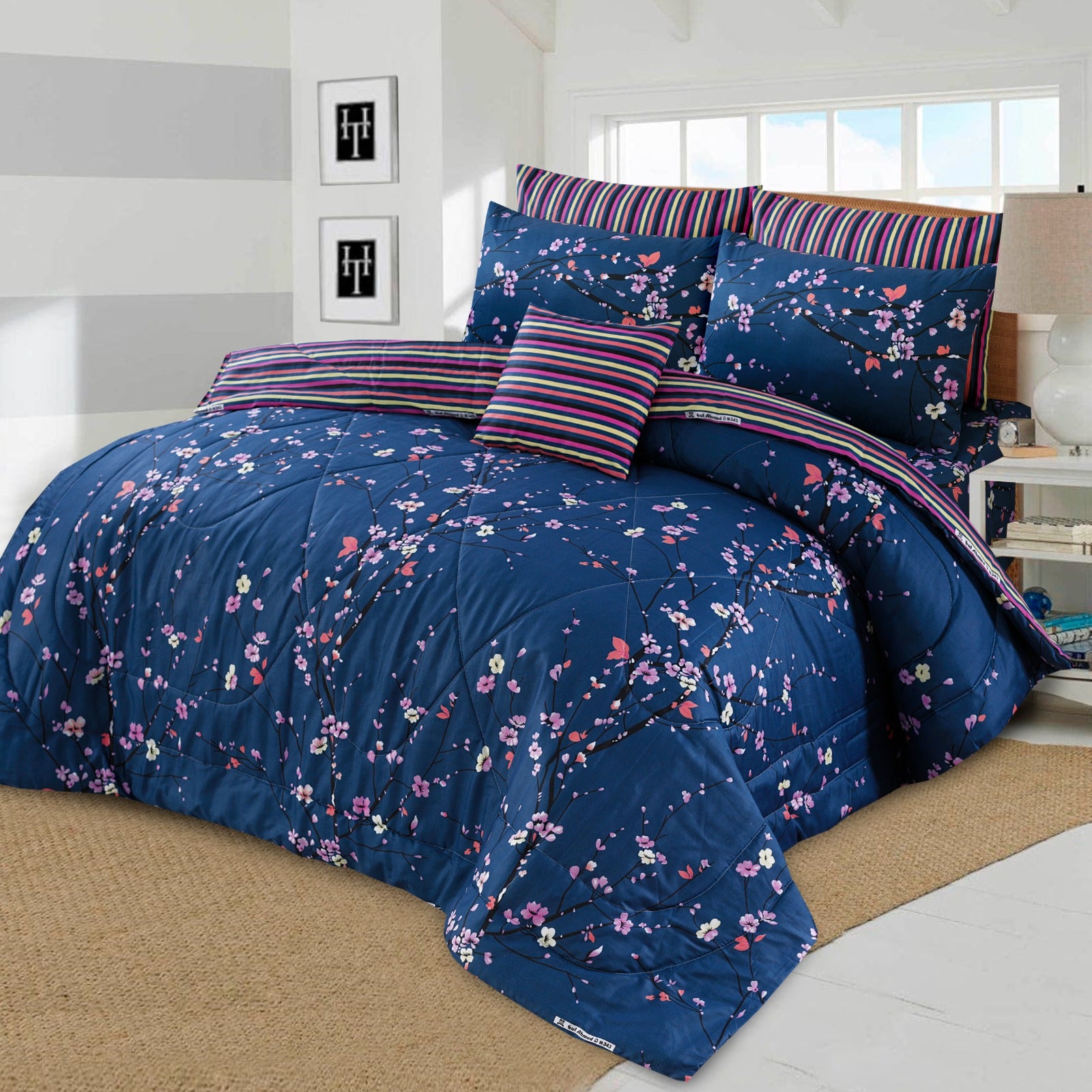 7 Pcs Summer Comforter Set 941