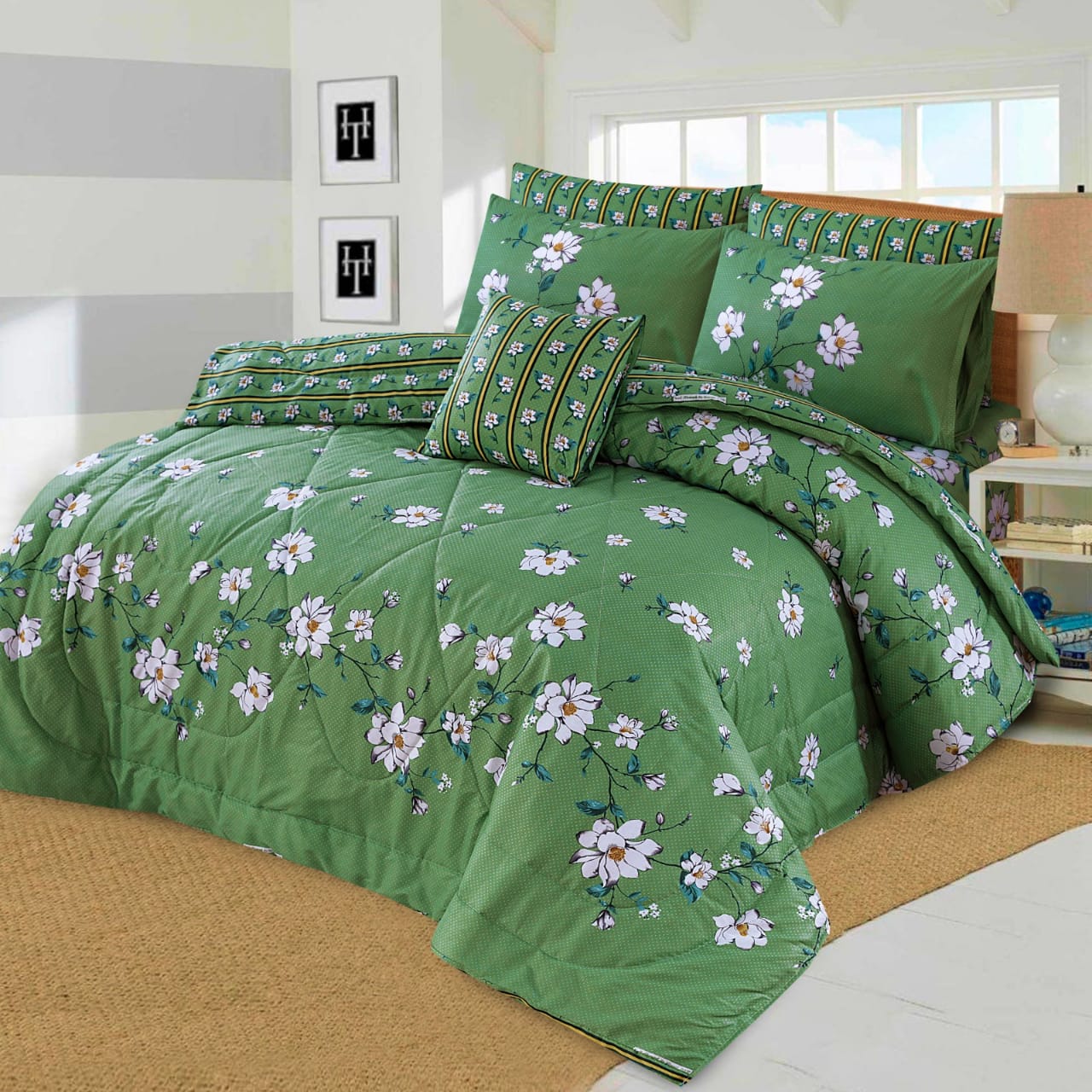 Aiman Muneeb 7 Pcs Summer Comforter Set 942