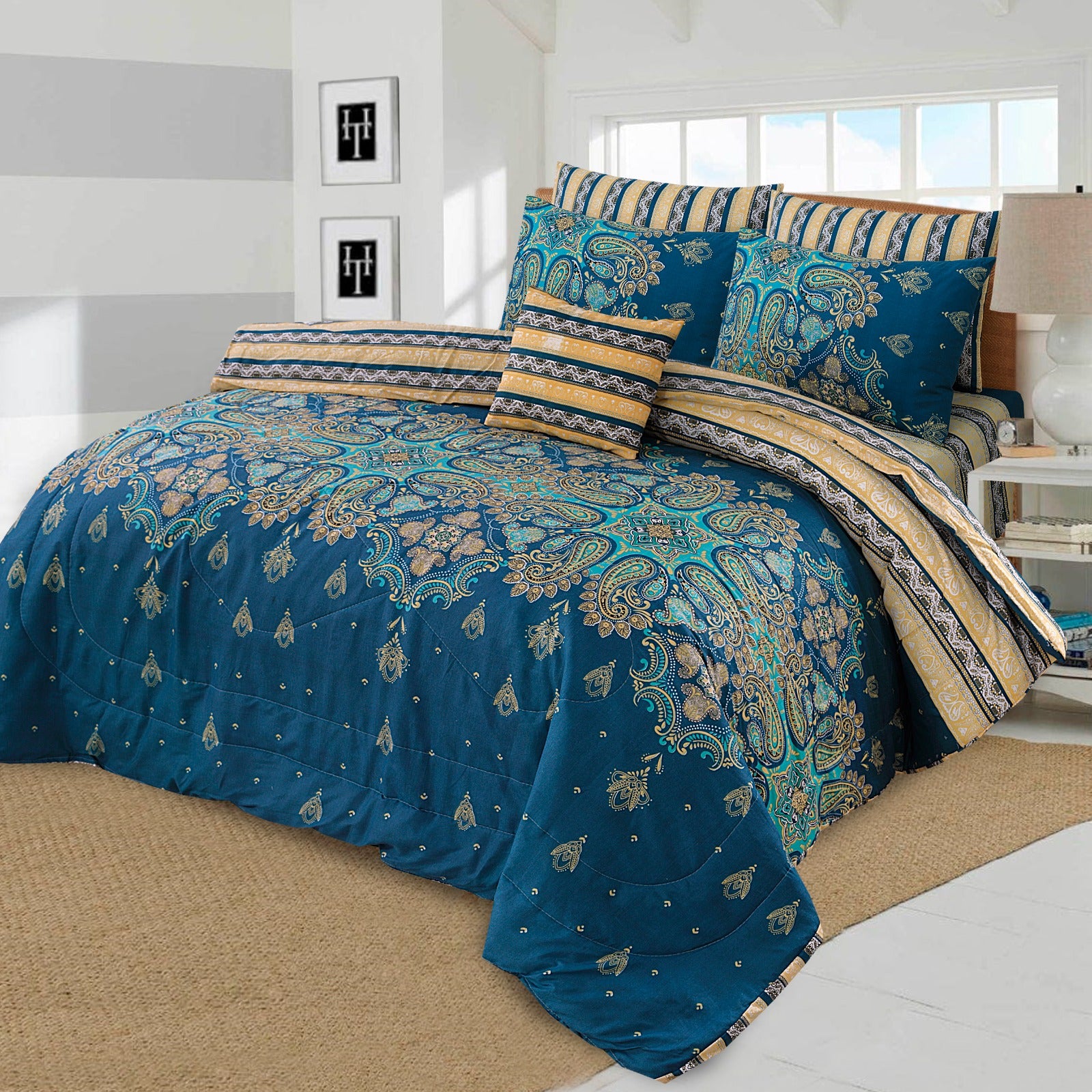 7 Pcs Summer comforter Set Mh-727