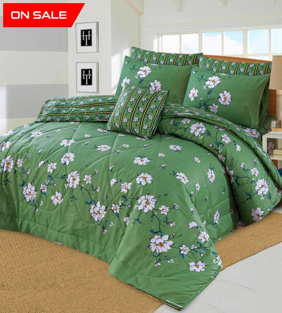 Aiman Muneeb 7 Pcs Summer Comforter Set 942 Quilts & Comforters