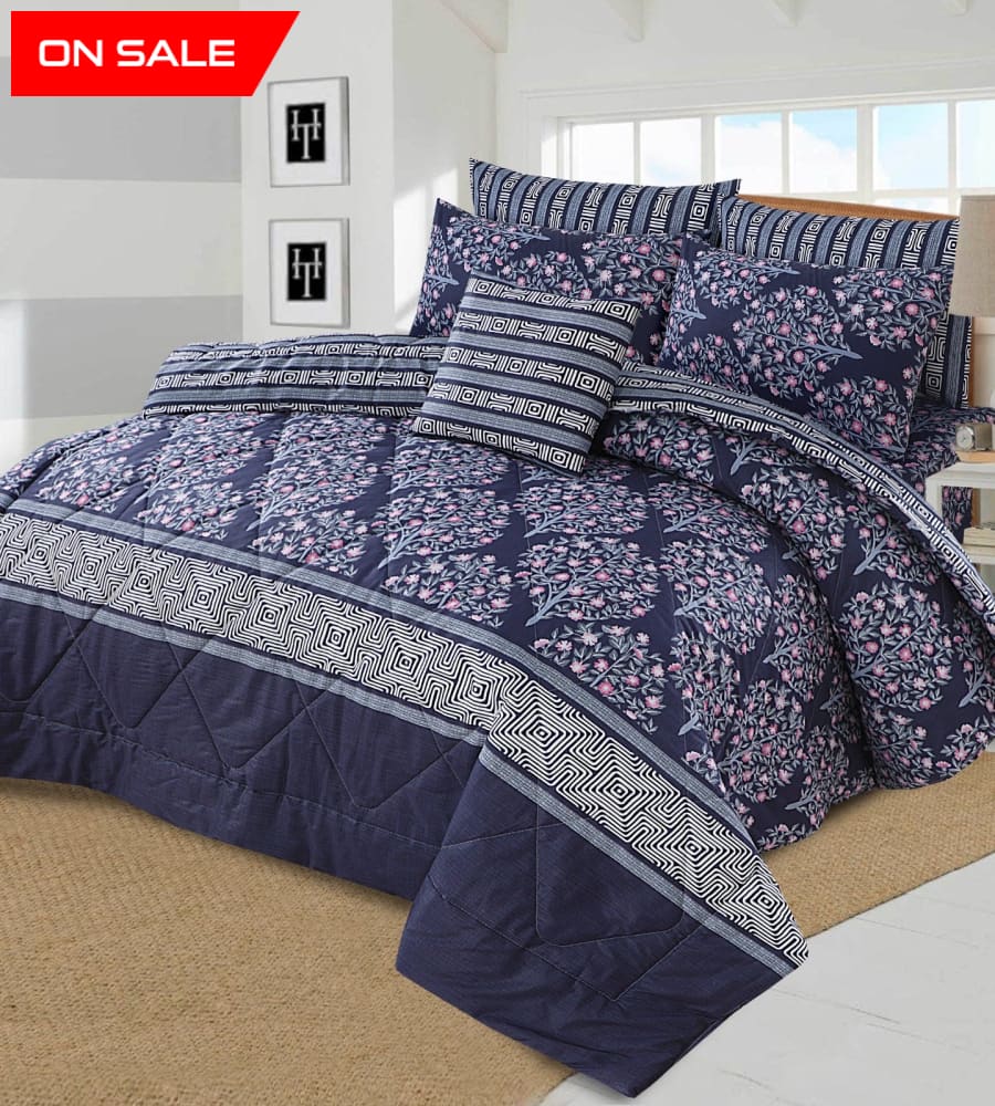 Daisy 7Pc Summer Comforter Set M-552 Quilts & Comforters