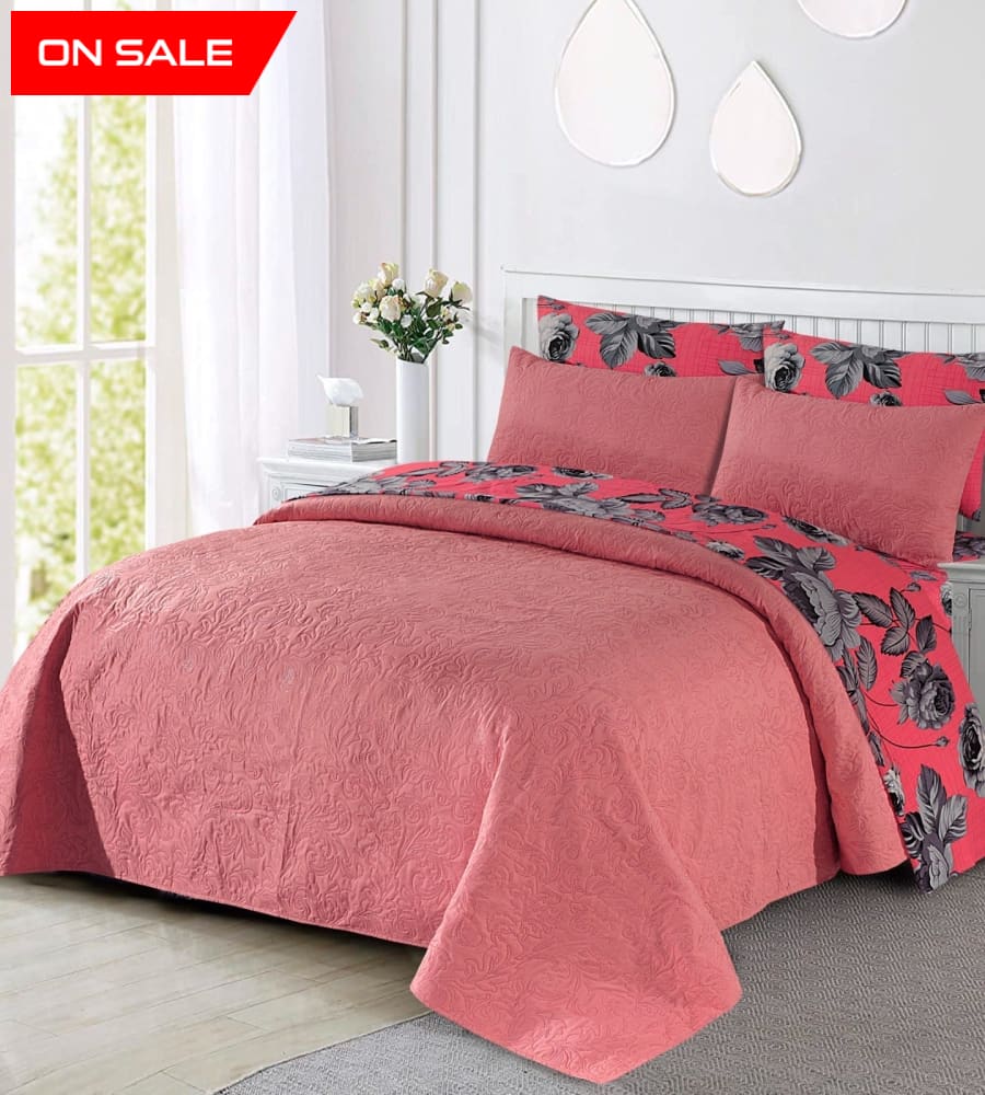 Dipink Combo Bedspread 6Pc Set Quilts & Comforters