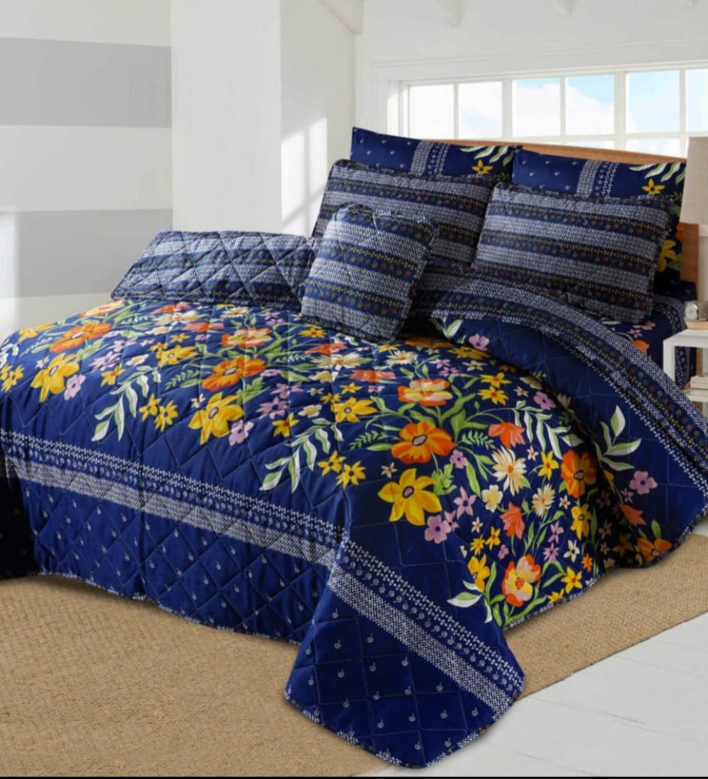 Falia Summer Comforter Set 7 Pcs M - 01 Quilts & Comforters