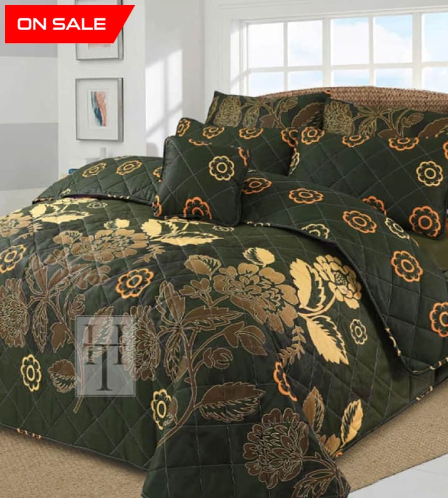 Medorna Comforter Set 7 Pcs D-744 Quilts & Comforters