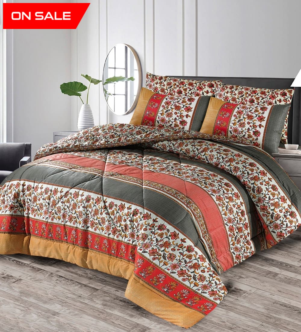 Mix Multi 6 Pcs Razai/Quilt Set Quilts & Comforters