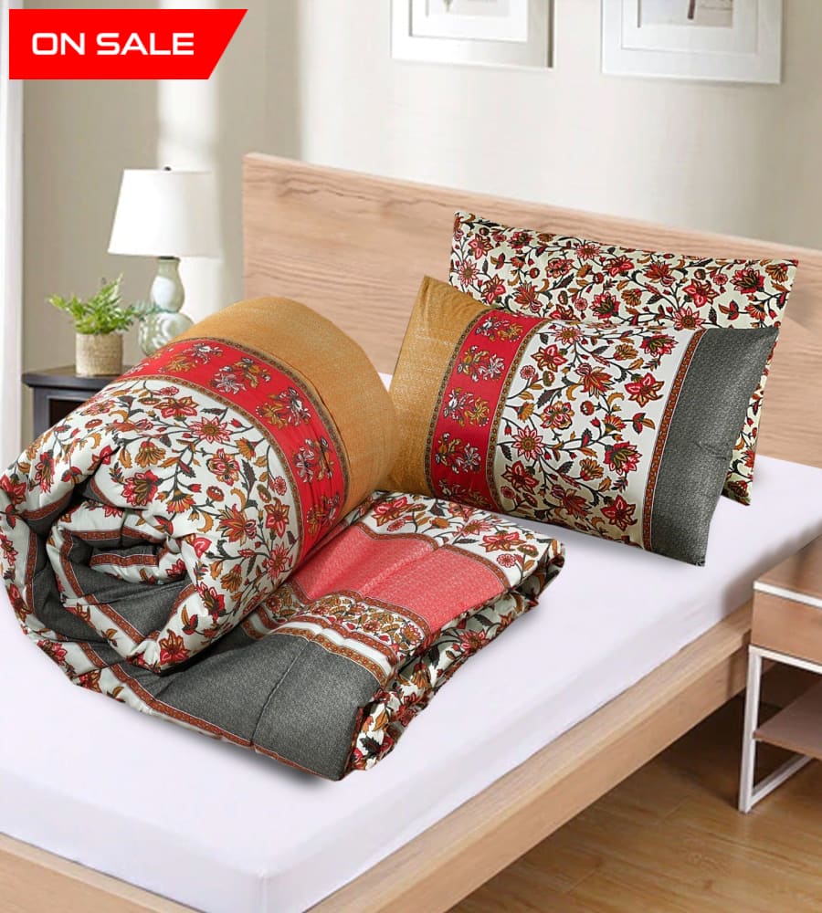 Mix Multi 6 Pcs Razai/Quilt Set Quilts & Comforters