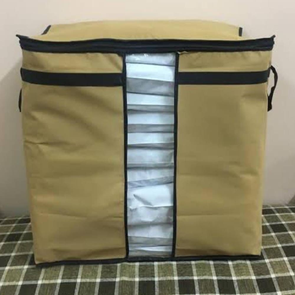 Non - Woven Storage Bag 110 Gsm Light Brown Colour Bags