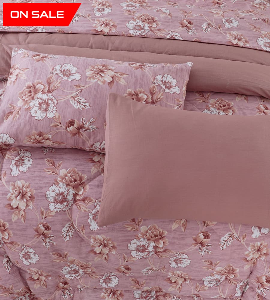 Pure Cotton Winter Vicky Razai Set 6 Pcs Wr-2464 (Heavy Polyester Filling Quilts & Comforters