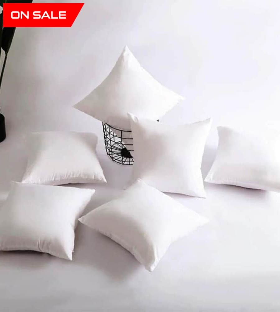 Vacuum Packed 6 Filled Cushions Pillows